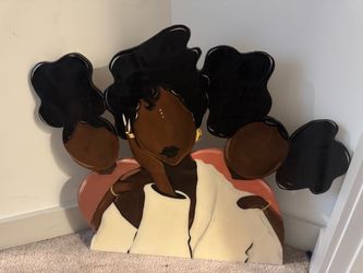 Hand painted wood art
