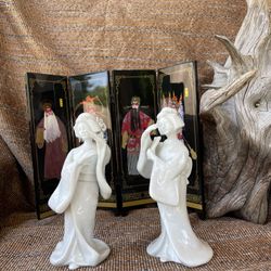 VTG Homco  White Geisha