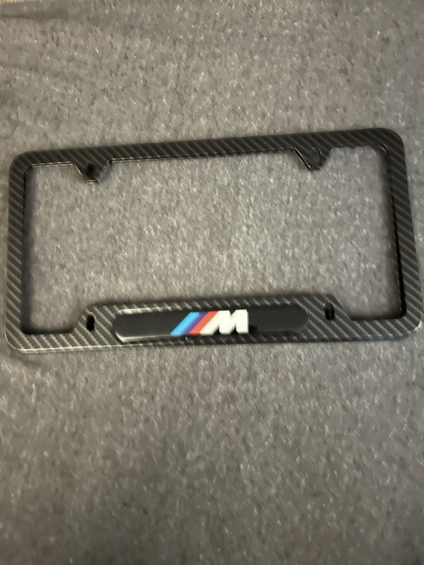 BMW Carbon Fiber Plate Frames