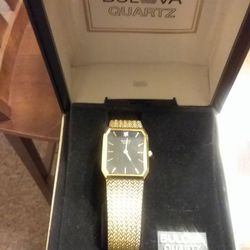 Bulova 14k gold plated watch