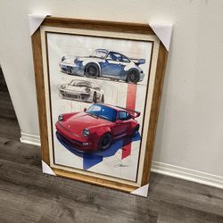 Porsche 911 Premium Framed Wall Art 