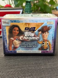 Topps 2026 Topps Chrome Disney Trading Cards Box 32 Cards Exclusive RayWave