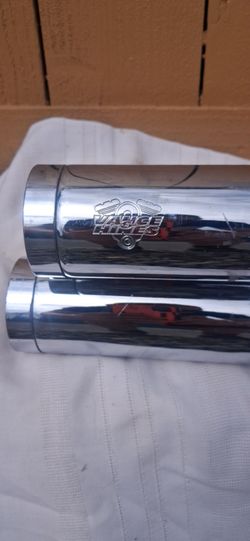 Vance & Hines chrome mufflers