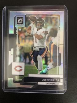 2022 Justin Fields Prizm Silver Card