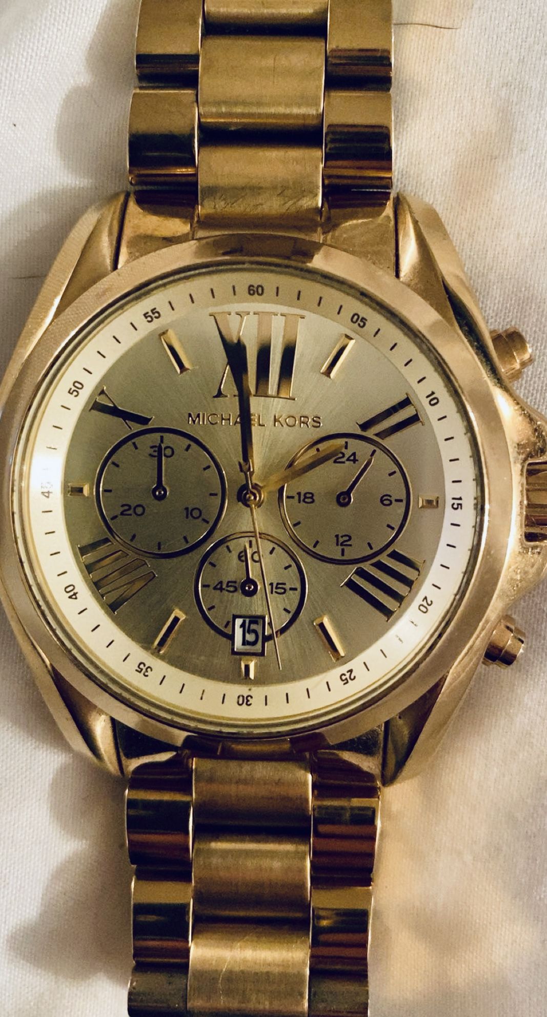 Michael Kors Gold Unisex Watch