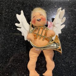 Rare Vintage Handmade In USA Annalee Happy Cherub with Halo 1991