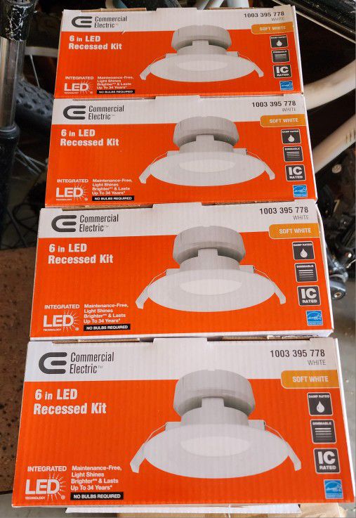 6 In LED RECESSED KIt
