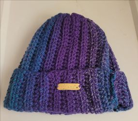 Blue ski hat
