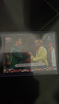 Ronaldo and Yamine Yamal topps