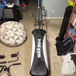 Good Condition Total Gym Exercise Equipment With Multiple Accessories 
