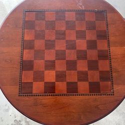 Chess Table With 2 Drawers