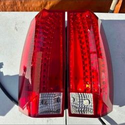 07-13 Chevy Tahoe/Suburban/GMC Yukon/Yukon XL & Denali LED Tail Lights LucesTraseras Micas Calaveras