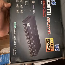 8 Port Out Premium Hdmi Uhd 4kx2k 3d  Splitter Amplifier 4xem High Resolution