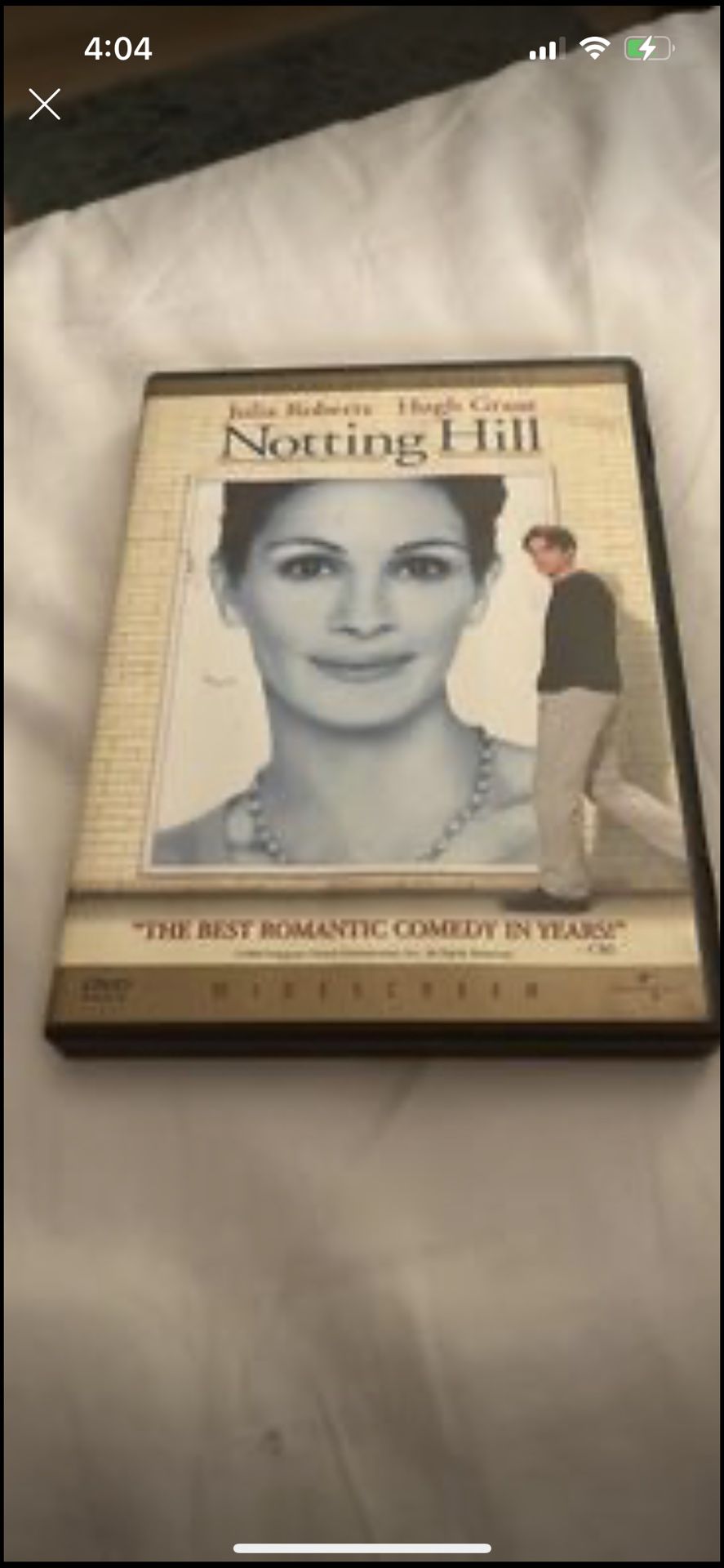 Notting Hill DVD 