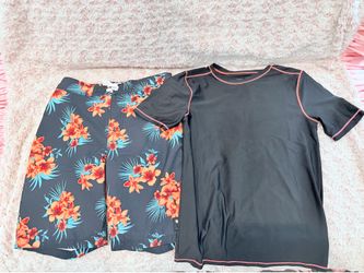 Boys Swim Shorts & Rash guard
