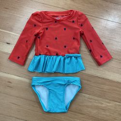 Baby Girl Bathing Suit Summer Watermelon 6-9M