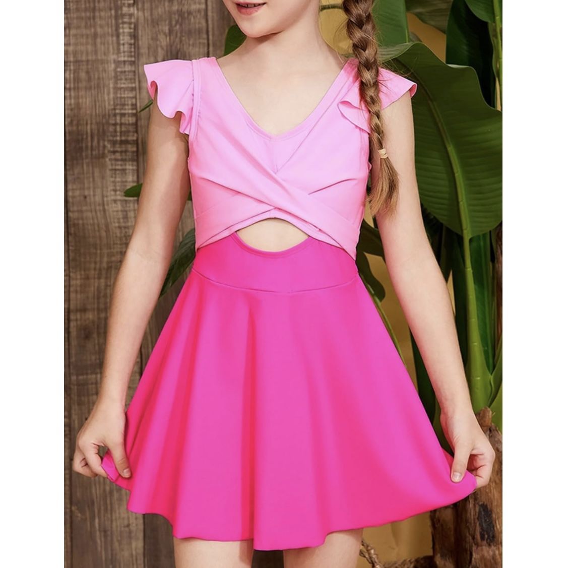 Girls One Piece Swimsuit