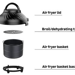 NEW Instant Pot Air Fryer Lid AND accessories
