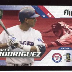 2002 Flipp Books Alex Rodriguez FlippBooks Baseball Flip Book Sports Flipptastix