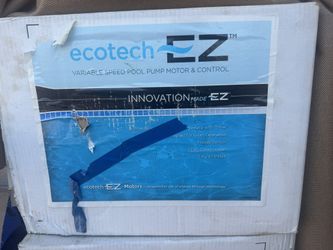 ecotech EZ TM VARIABLE SPEED POOL PUMP MOTOR & CONTROL - INNOVATION MADE EZ