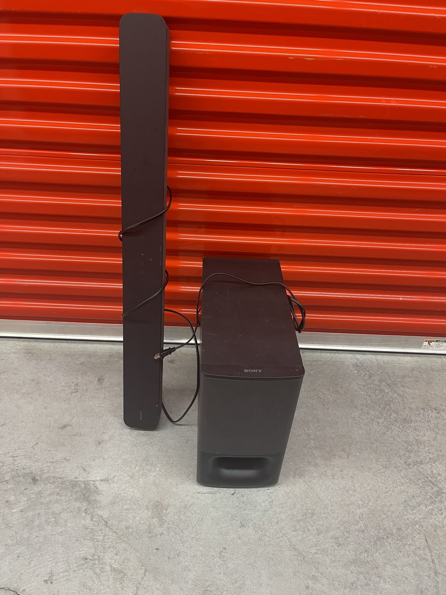 Sony Soundbar & Subwoofer