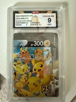 PSA 9 Japanese Pikachu V-UNION - 026/028 25th Anniversary Collection