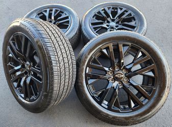 22" Chevy Tahoe//Silverado 1500 New 2025 OEM Wheels And Tires