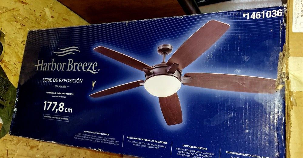 Harbor Breeze 5 Blade Oakham 70