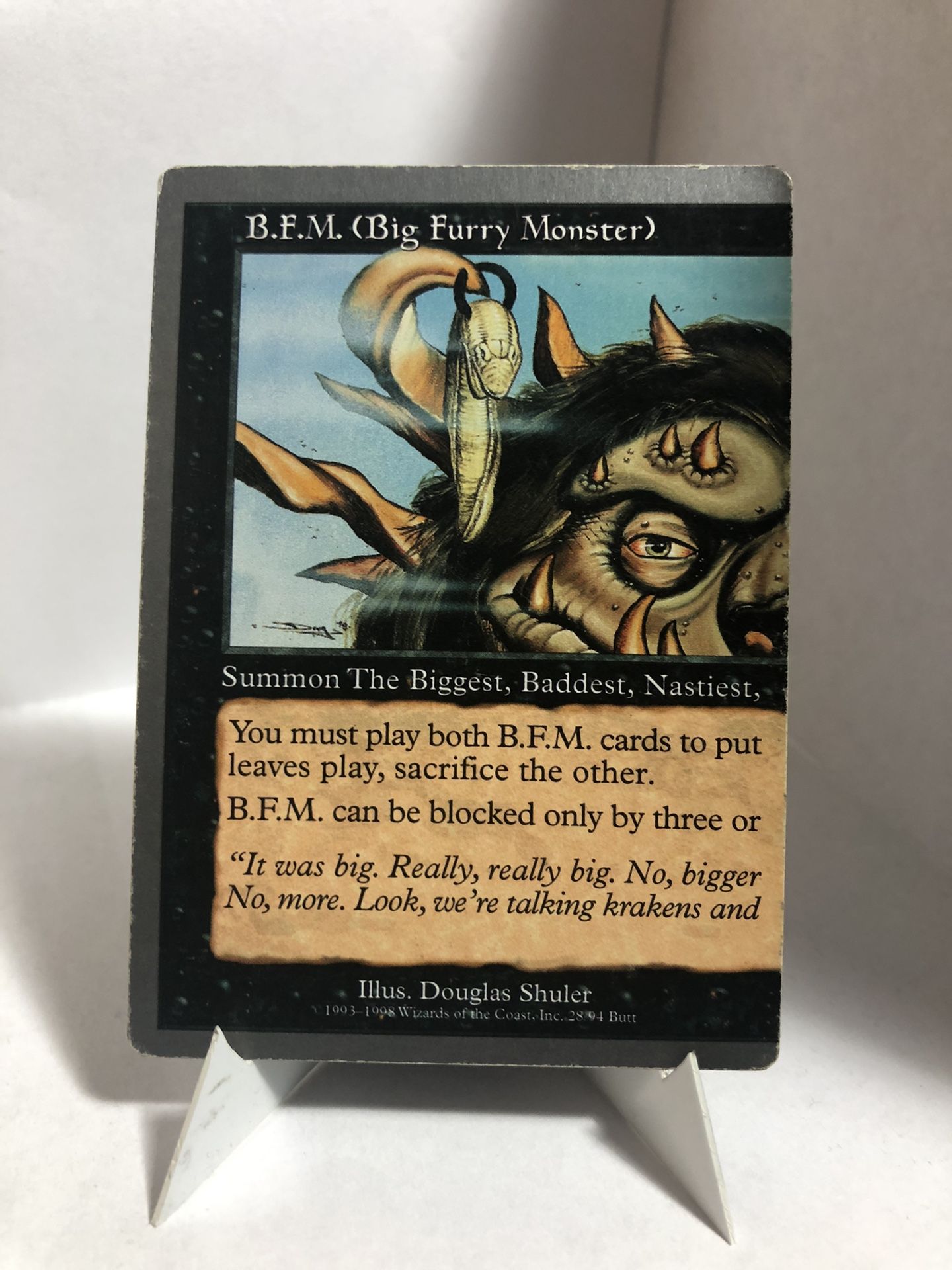 Unglued Big Furry Monster (Complete) Rare Magic The Gathering Card #28 & 29 for Sale in Buena Park, CA - OfferUp Unglued Big Furry Monster (Complete) Rare Magic The Gathering Card #28 & 29 for Sale in Buena Park, CA - OfferUp
