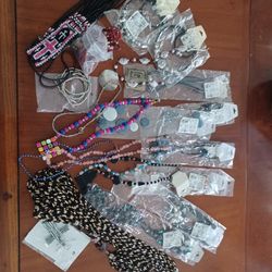 Large Lot NIB And Vintage Jewelery Beads,  MOP