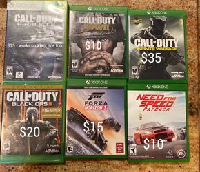 PS4 and Xbox One games - Clean cds (some only used once)
