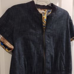 Lightweight Short Sleeve Zip-Up Jacket 