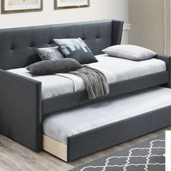 New Trundle Bed Pull Out Bed Daybed Couch 