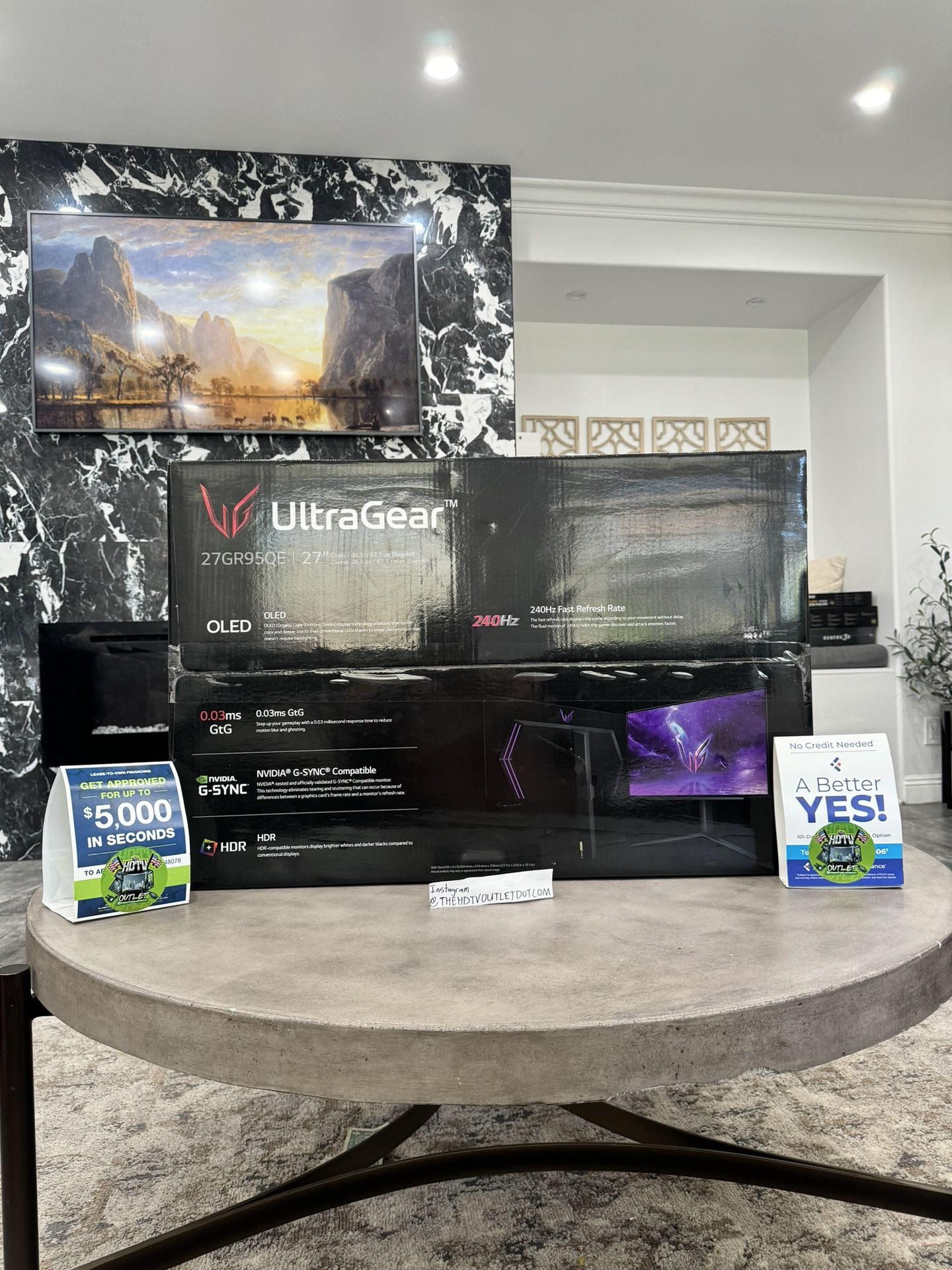 27”LG Ultragear Oled Qhd 240hz Hdr10 Monitor G Sync