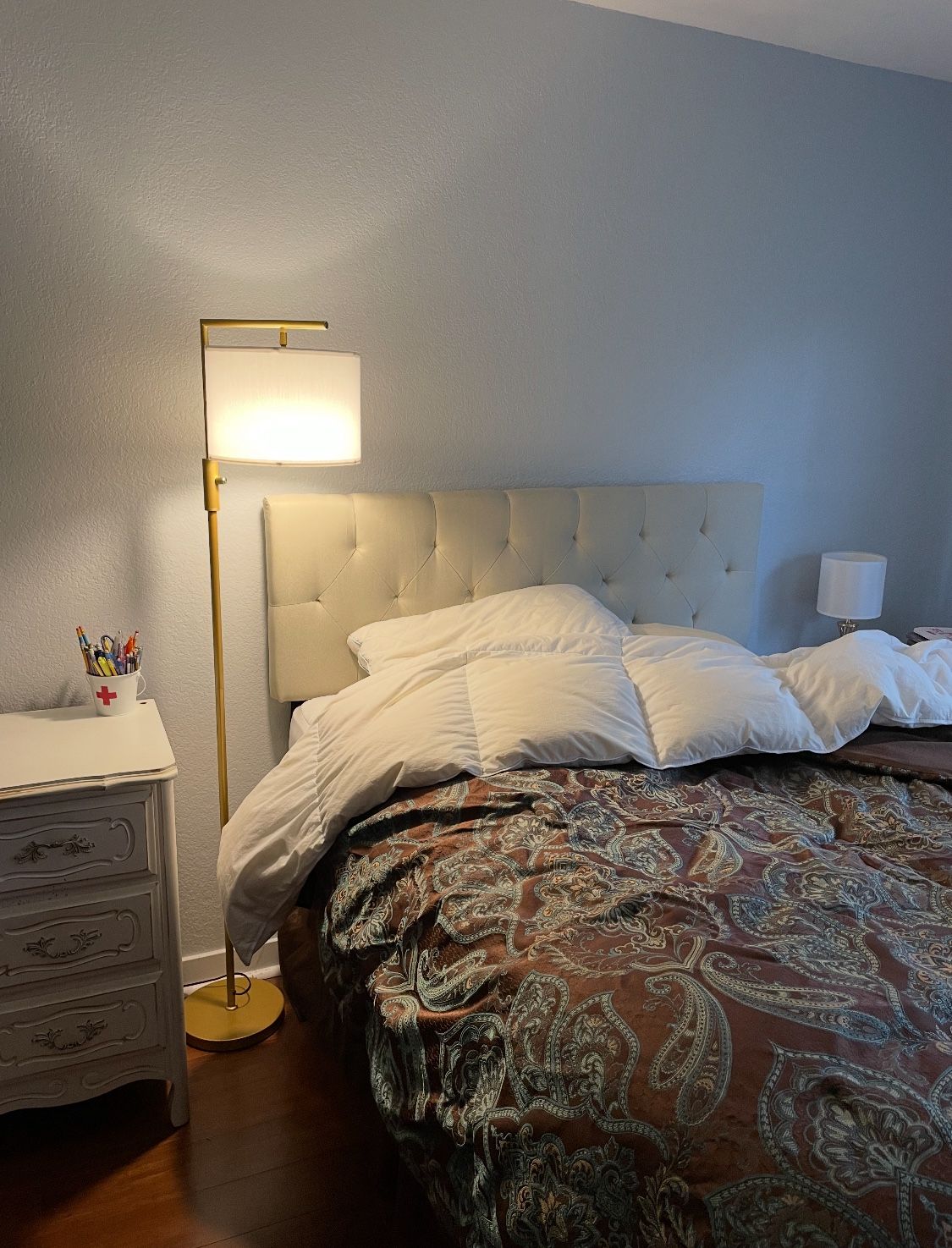 Headboard, Box Spring, & Bed Frame