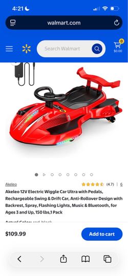 Electronic ride one car