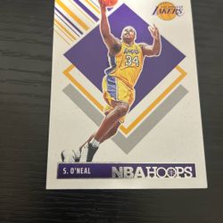 Shaquille O’neal Basketball Card