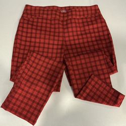  CROFT & BARROW Women’s Red (Christmas Like) Pants - Like New