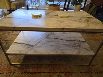 Marble And Gold Coffee Table