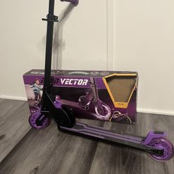 Neon Vector Push Scooter 