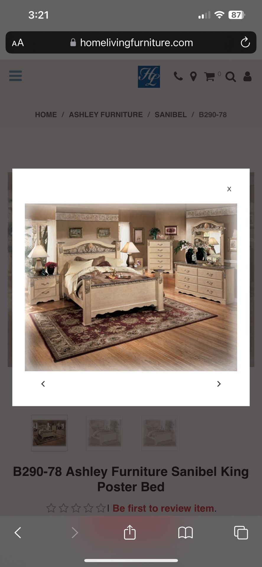Queen Bedroom Set With Headboard And Footboard, Night Stand , Dresser With Mirror