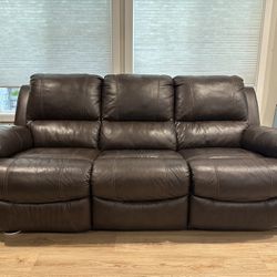 $499 OBO Genuine Leather Couch. Was Retail $1900!