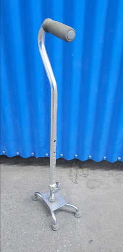 Adjustable Quad Cane Walking Cane