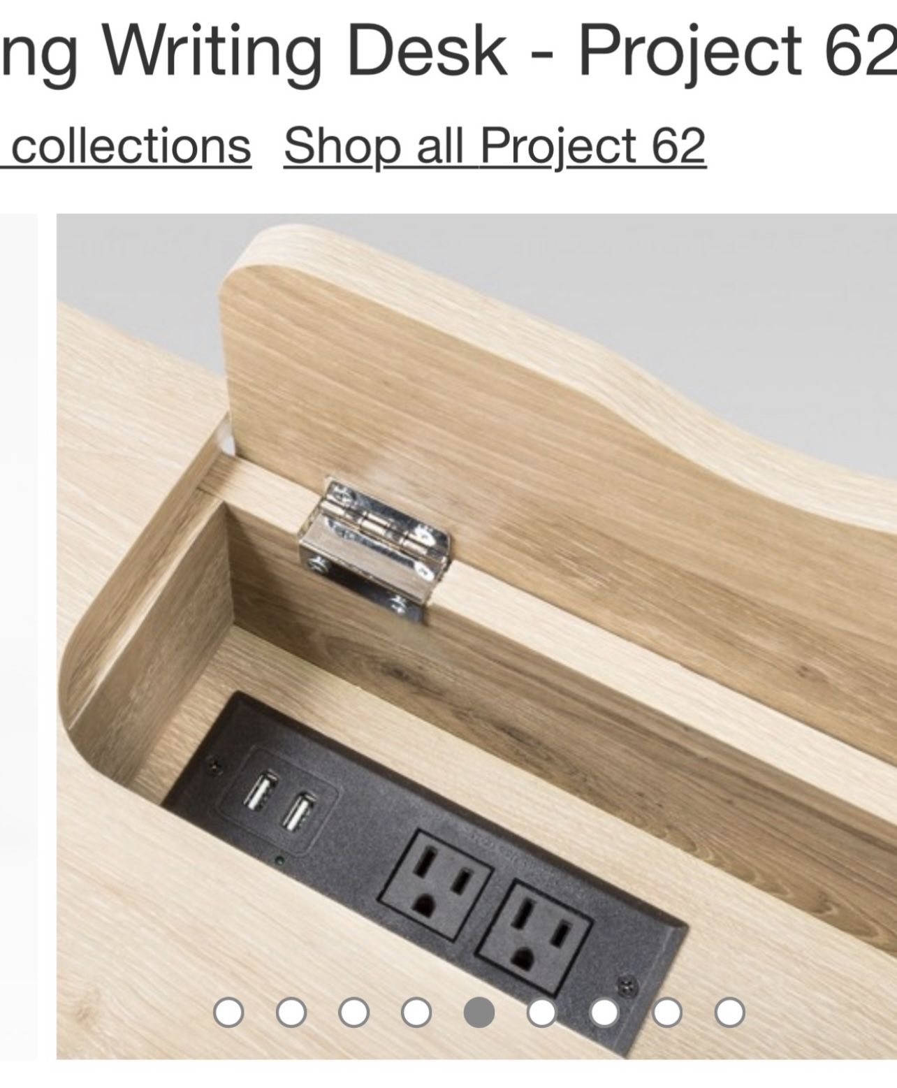 New In Box Loring Writing Desk Vintage Oak