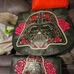 Star Wars Lounge Fly Loungefly Purse Hand Bag Messenger  Wallet