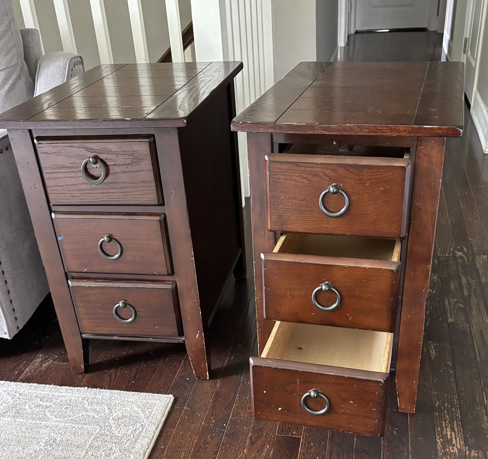 End Tables 16x24 3 Draws