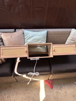 Boho-Chic Wall-Mounted Floating TV Stand / Media Console