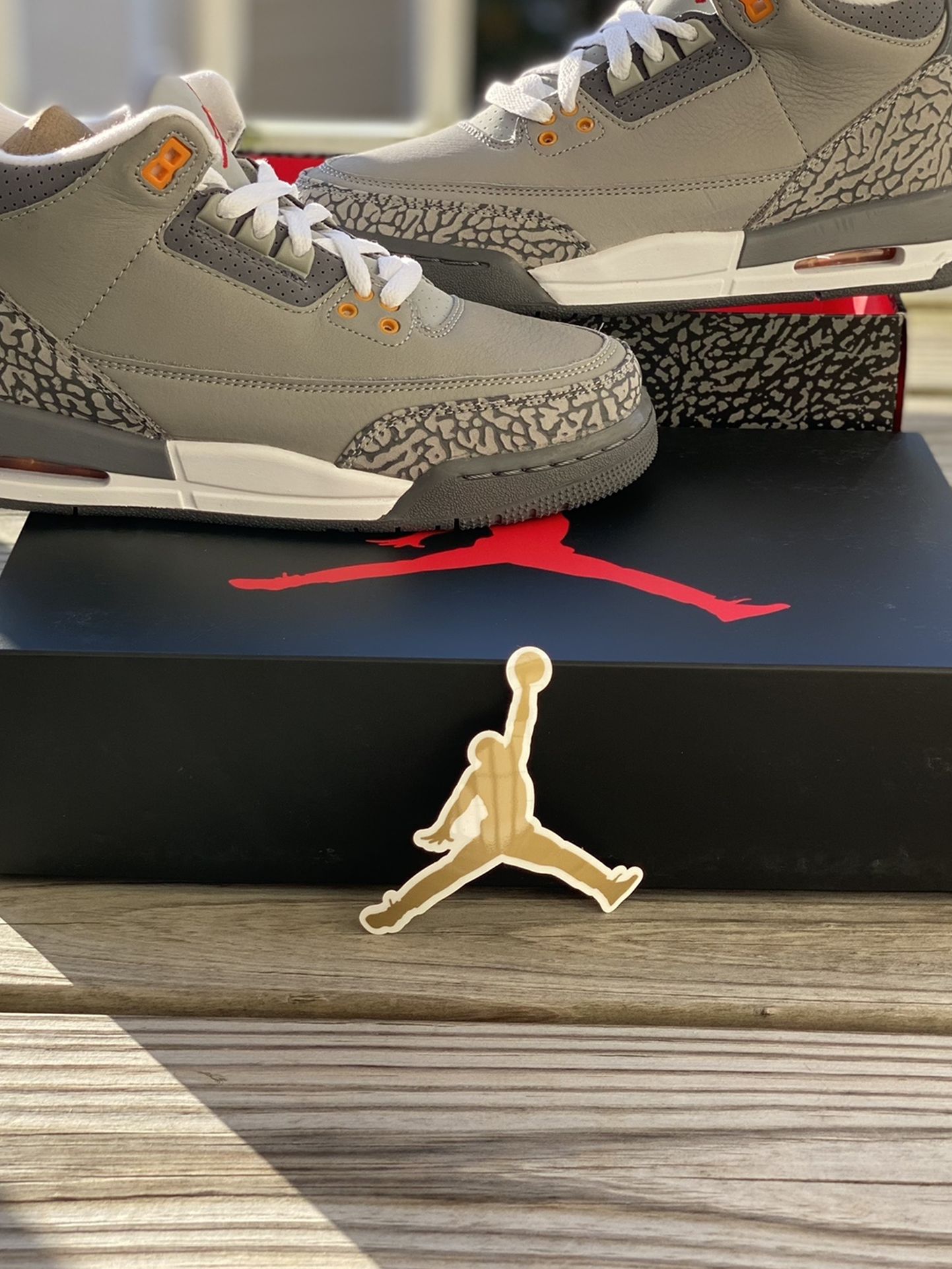 BRAND NEW AIR JORDAN 3 “COOL GREY” FOR SALE!!! GS SIZE 7 $170