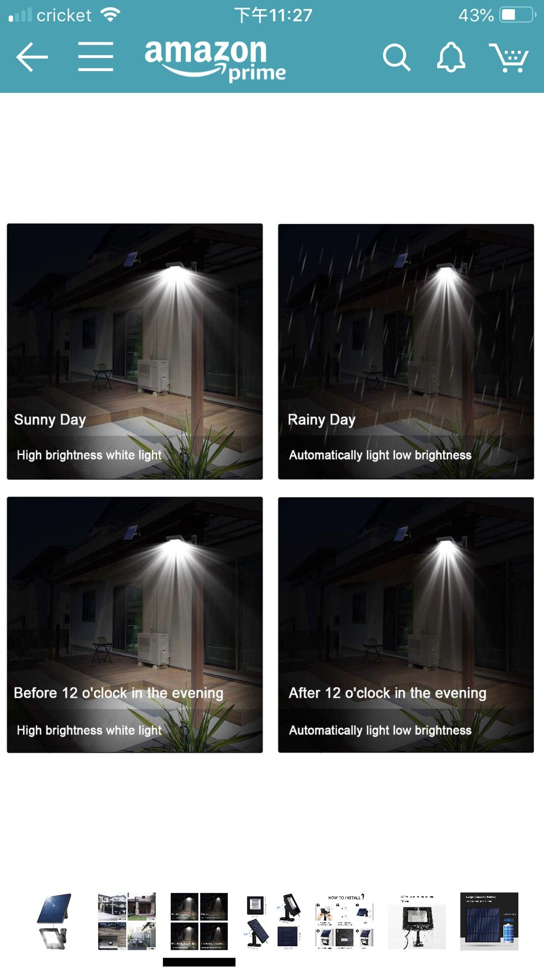 Hikeren ip65 sale waterproof solar lights