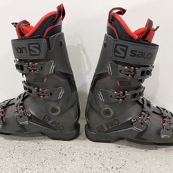 Salomon S Pro 120 Used Men's Ski Boots Size 27/27.5